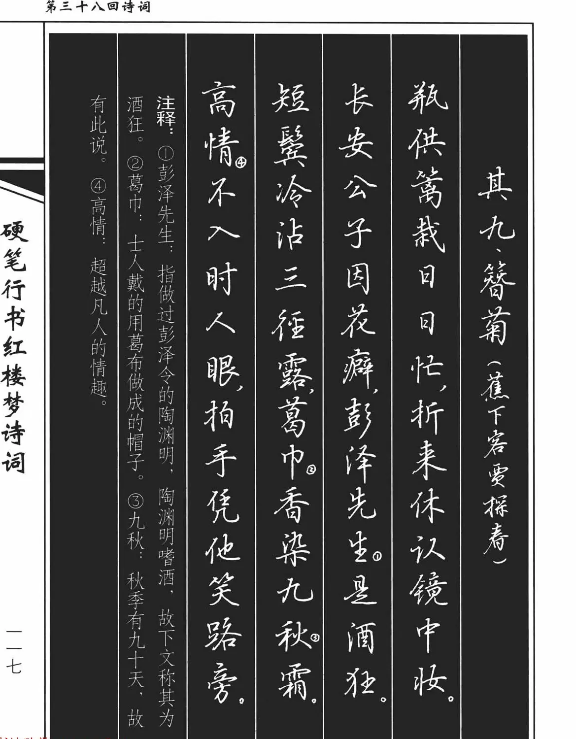 吴玉生钢笔字帖欣赏《硬笔行书红楼梦诗词》 | 硬笔书法字帖