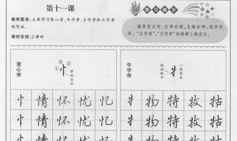 钢笔行书入门教材 | 钢笔书法字帖