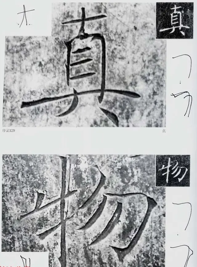 荒金大琳编著《褚遂良雁塔圣教序扩大观察记录》 | 毛笔楷书字帖