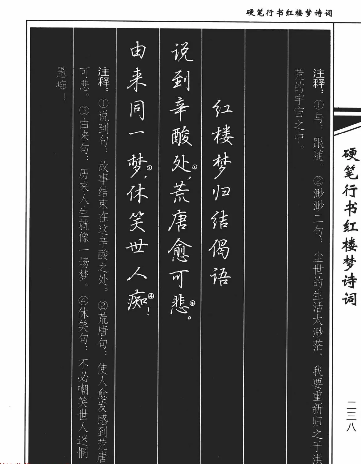 吴玉生钢笔字帖欣赏《硬笔行书红楼梦诗词》 | 硬笔书法字帖