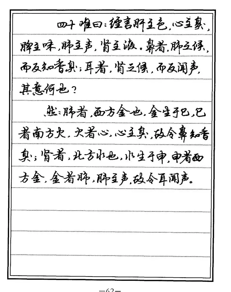 苏德生书法《中医经典钢笔字帖难经》 | 硬笔书法字帖