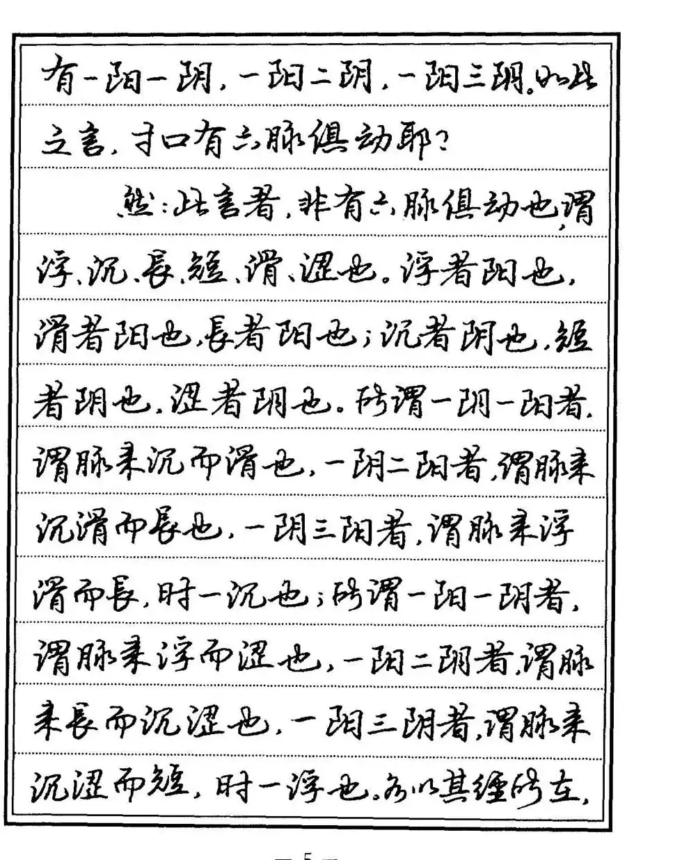 苏德生书法《中医经典钢笔字帖难经》 | 硬笔书法字帖