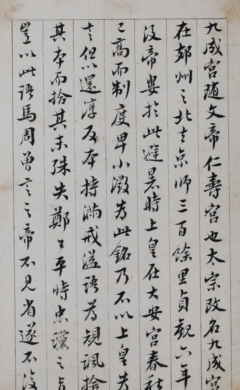 清代著名书法家王澍楷书墨迹《临九成宫》 | 软笔楷书字帖