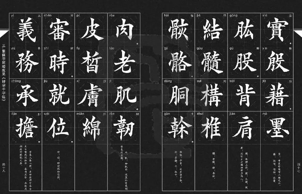 徐晓川书法字帖欣赏《楷学千字谣》 | 软笔楷书字帖