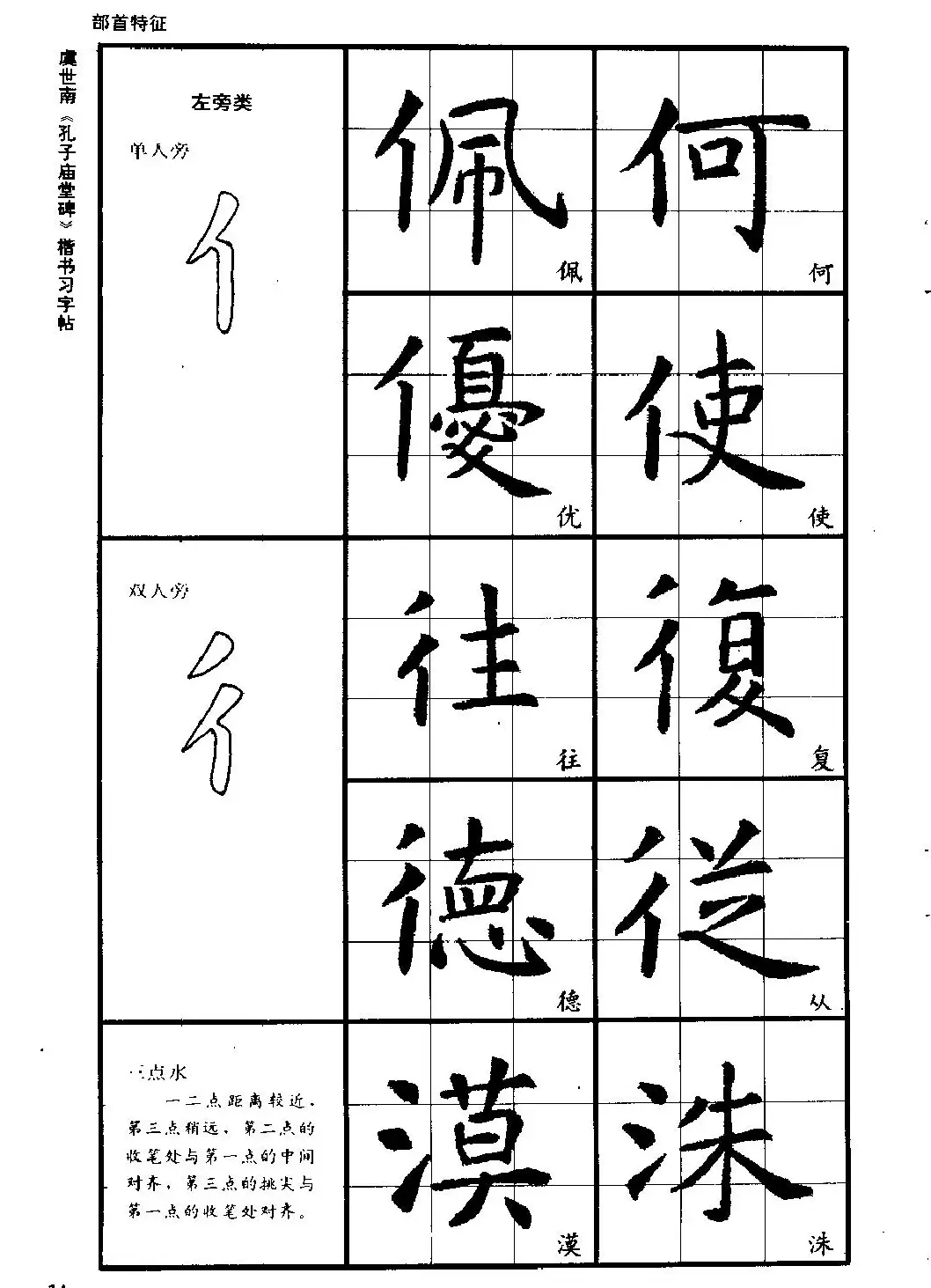 虞世南《孔子庙堂碑》楷书习字帖 | 毛笔楷书字帖