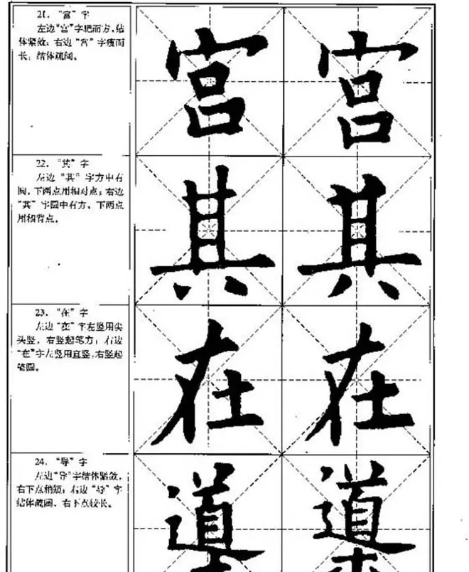 中国书法教程《欧阳询楷书习字帖》 | 软笔楷书字帖