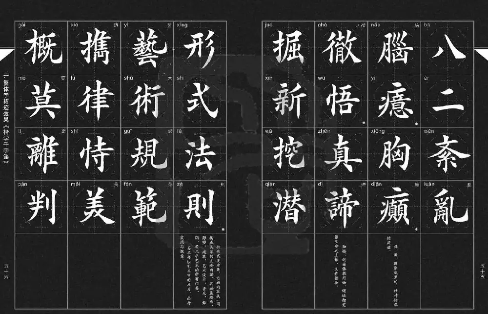 徐晓川书法字帖欣赏《楷学千字谣》 | 软笔楷书字帖