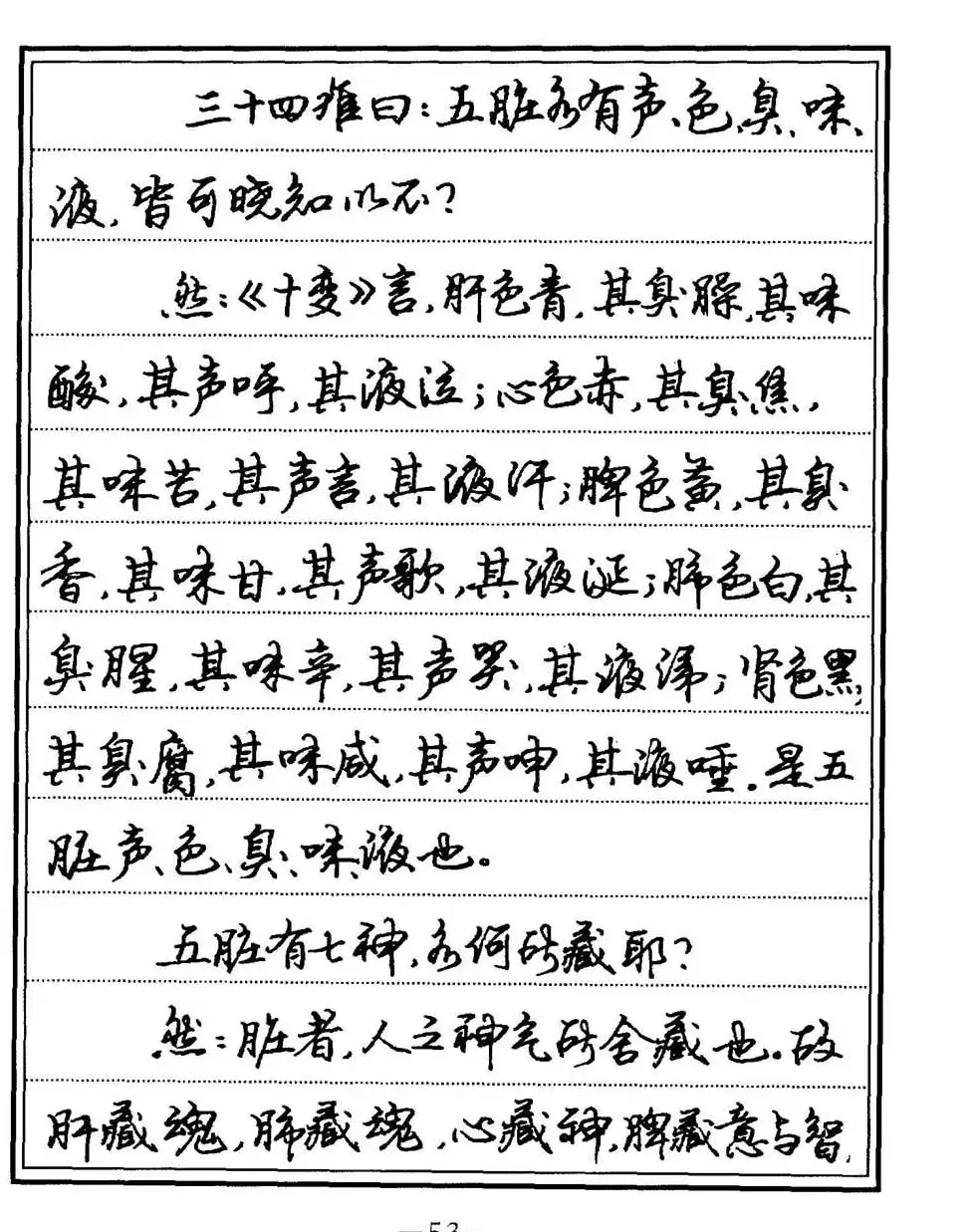 苏德生书法《中医经典钢笔字帖难经》 | 硬笔书法字帖