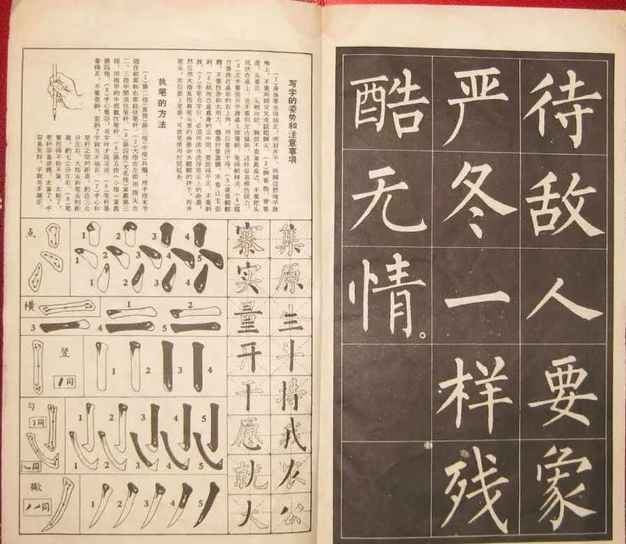 柳体大楷字帖欣赏《雷锋日記》附笔法图 | 软笔楷书字帖