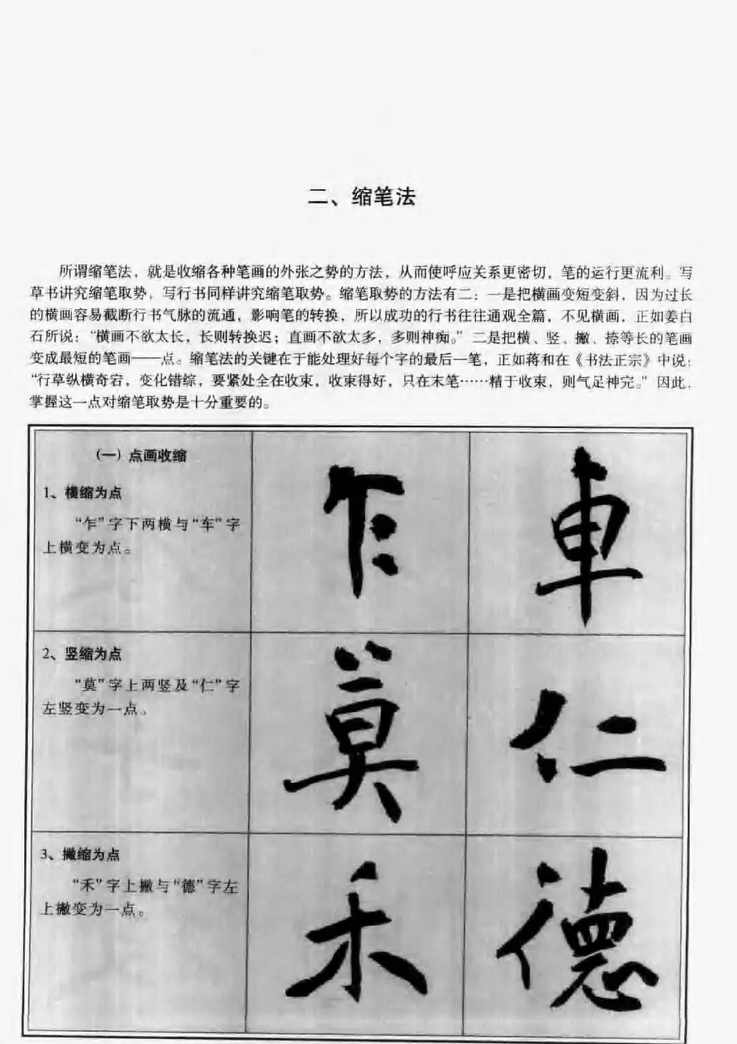 毛笔字帖教程《行书入门大字谱》 | 软笔行书字帖