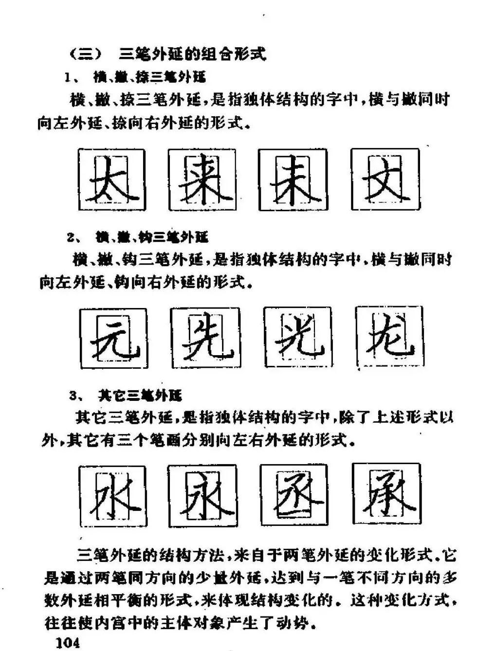 杨为国著《回宫格硬笔书法教程》 | 硬笔书法字帖