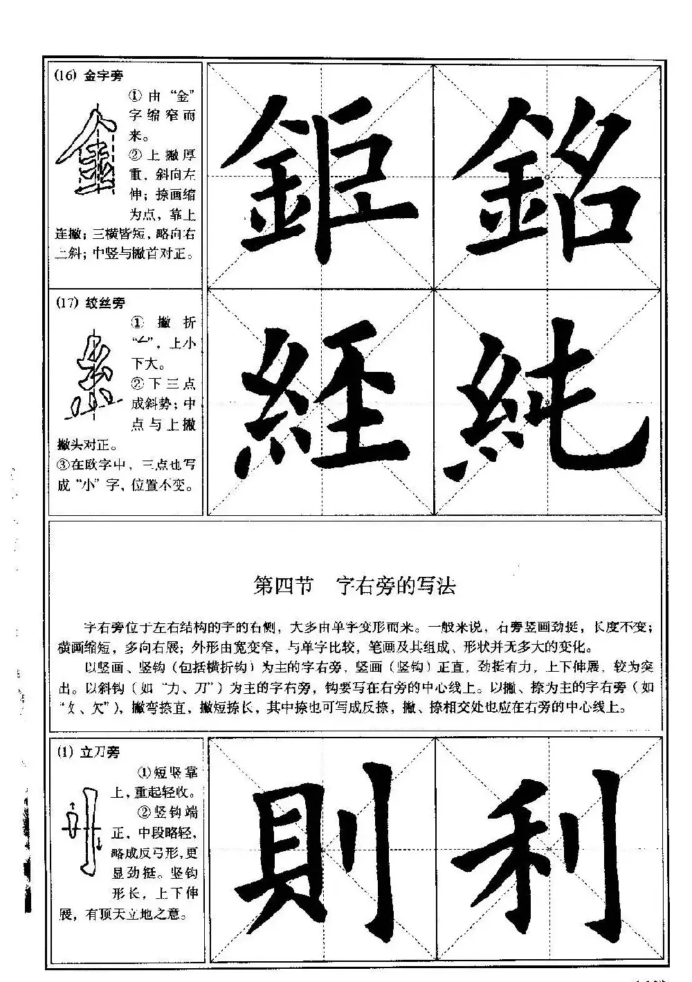 欧体书法教程《欧阳询楷书入门大字帖》 | 毛笔楷书字帖