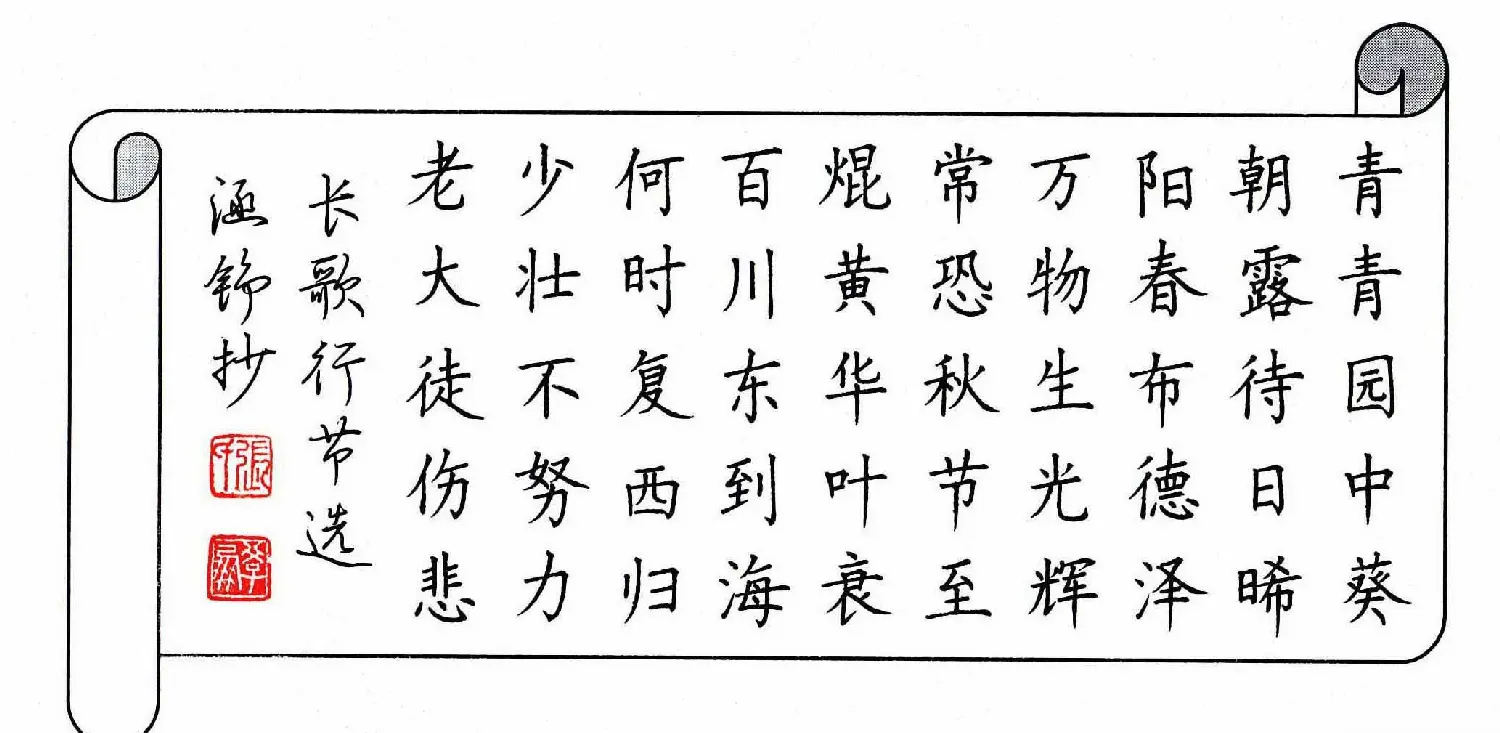 张学鹏硬笔书法作品欣赏 | 硬笔书法作品