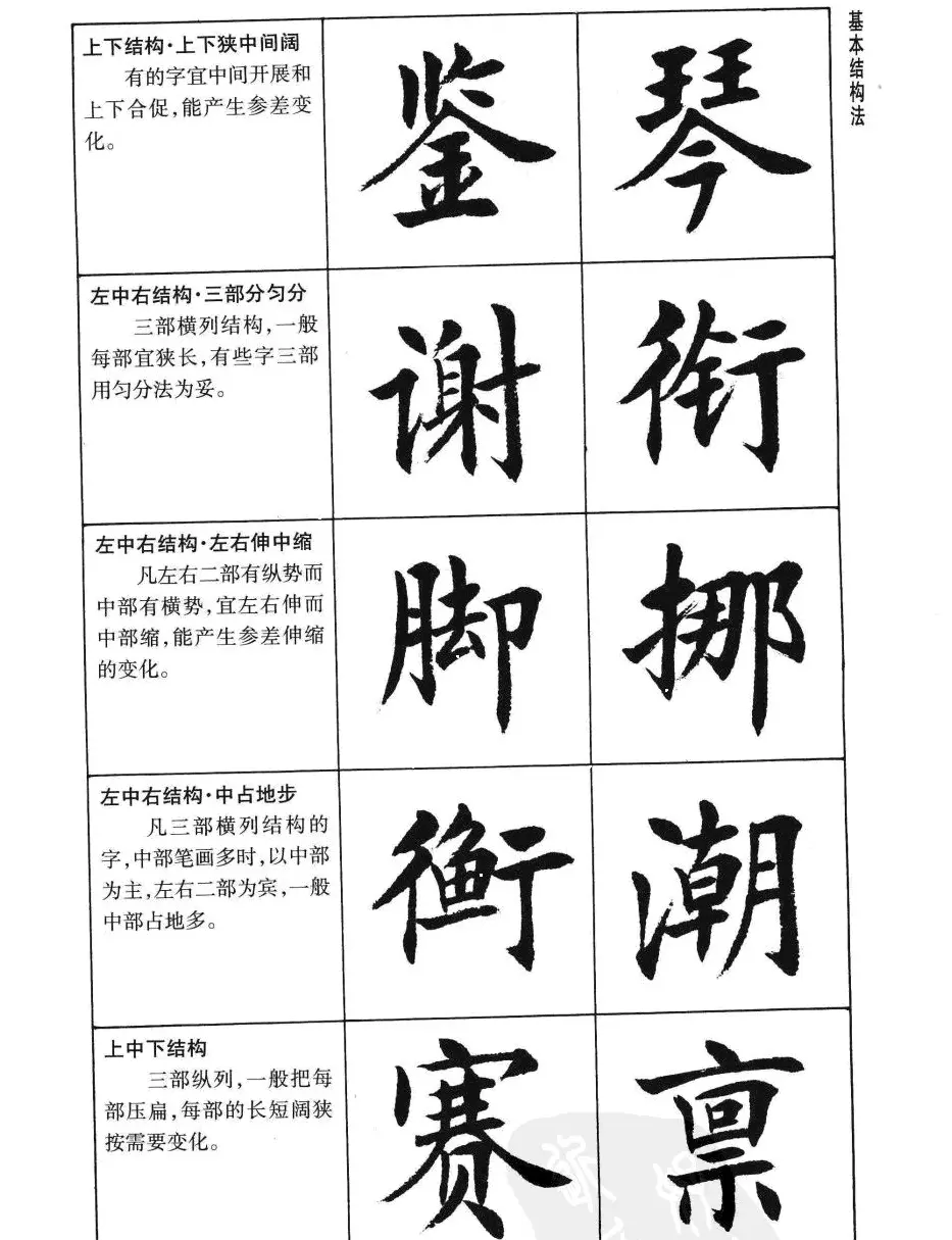 刘小晴书法字帖欣赏《简体楷书书写秘诀》 | 毛笔楷书字帖