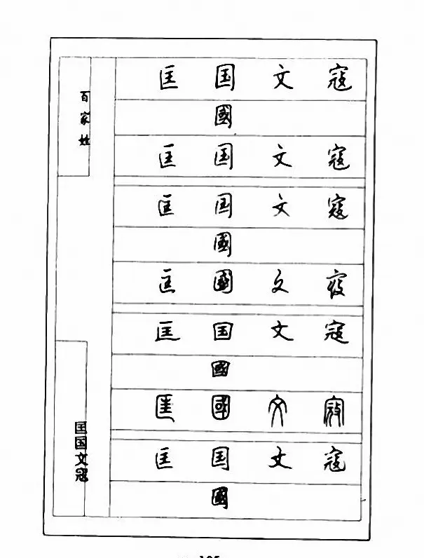 钢笔七体字帖《顾仲安书百家姓》 | 硬笔书法字帖