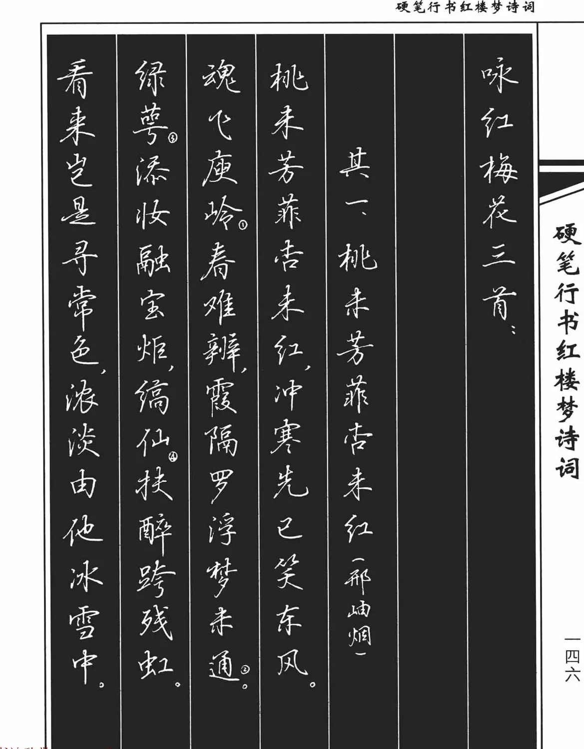 吴玉生钢笔字帖欣赏《硬笔行书红楼梦诗词》 | 硬笔书法字帖