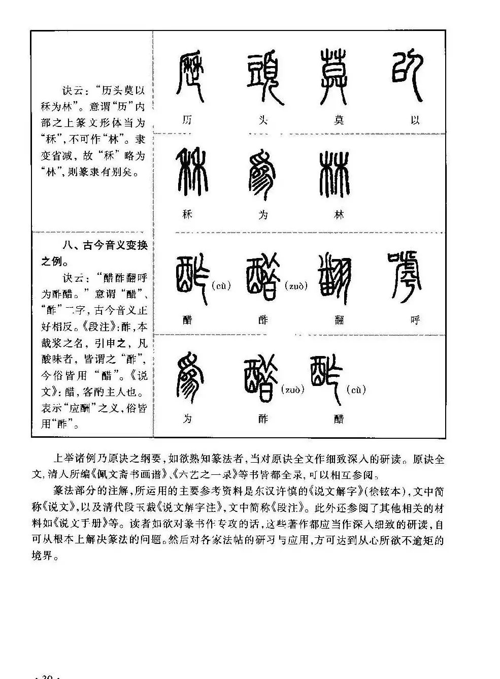 篆书导学篆书用笔间架一百法 | 毛笔篆书字帖