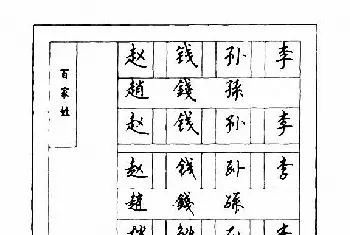 硬笔书法字帖 | 钢笔七体字帖《顾仲安书百家姓》